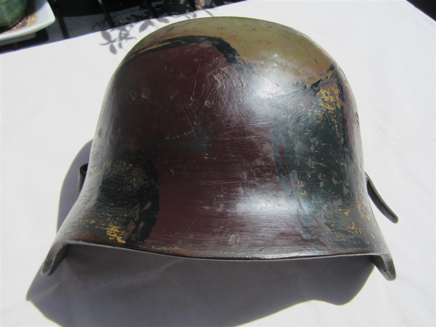 WW1 German Sniper Camoflage "Stirnpanzer" - Helmet Armoured Plate